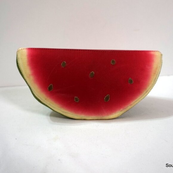 6" Fake Watermelon Slice Hard Plush w/ Seeds - Picture 1 of 6